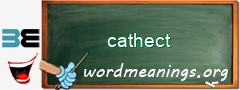 WordMeaning blackboard for cathect